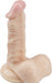 Deep Desire - PVC Dildo met Balzak en Zuignap - 16,5 cm - Lichte Huidskleur-Erotiekvoordeel.nl