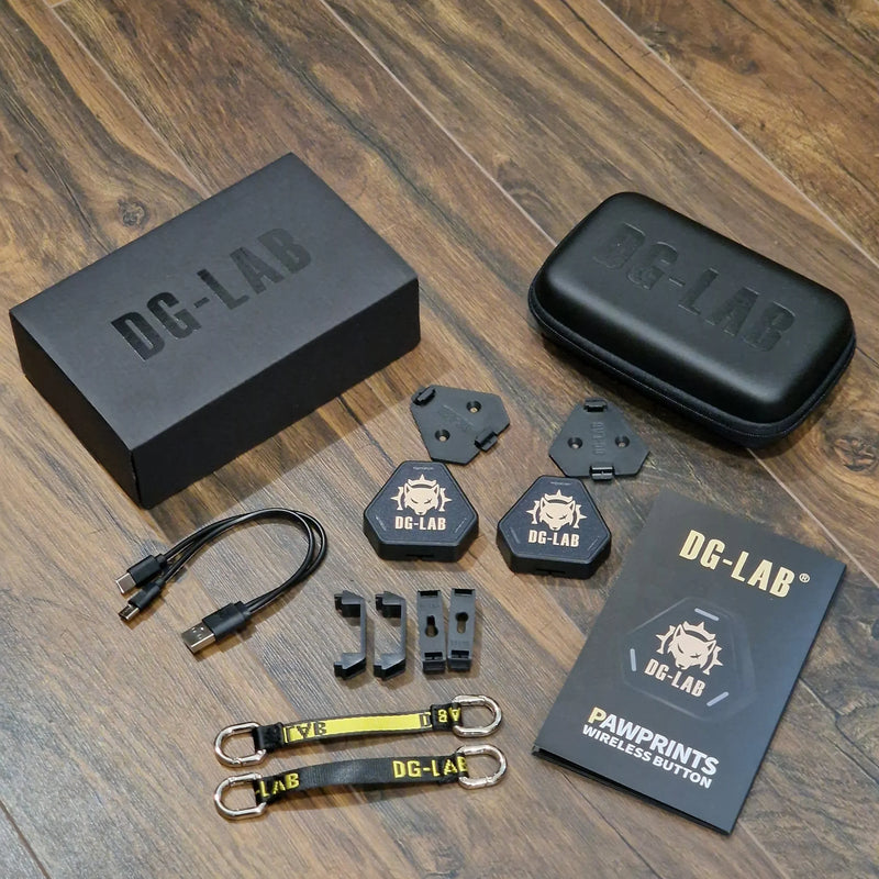 Dungeon Lab PawPrints Wireless Buttons-laced-up.nl