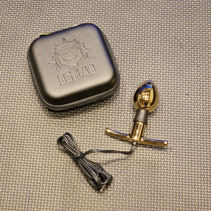 Dungeon Lab Bi-Polaire Electro Plug - Goud-laced-up.nl