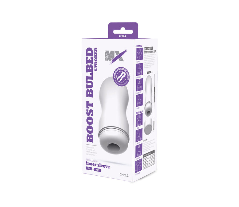 Chisa - Boost Bulbed - Stroker Masturbator - Wit-Erotiekvoordeel.nl