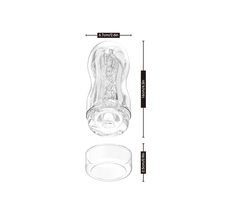 Chisa - Original Portable Boost Cup - Cup Masturbator - Transparant-Erotiekvoordeel.nl