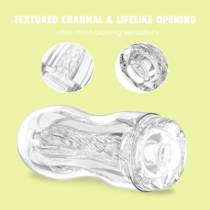 Chisa - Original Portable Boost Cup - Cup Masturbator - Transparant-Erotiekvoordeel.nl