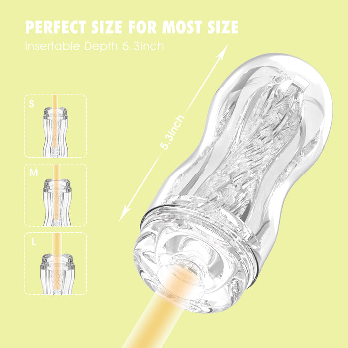 Chisa - Original Portable Boost Cup - Cup Masturbator - Transparant-Erotiekvoordeel.nl