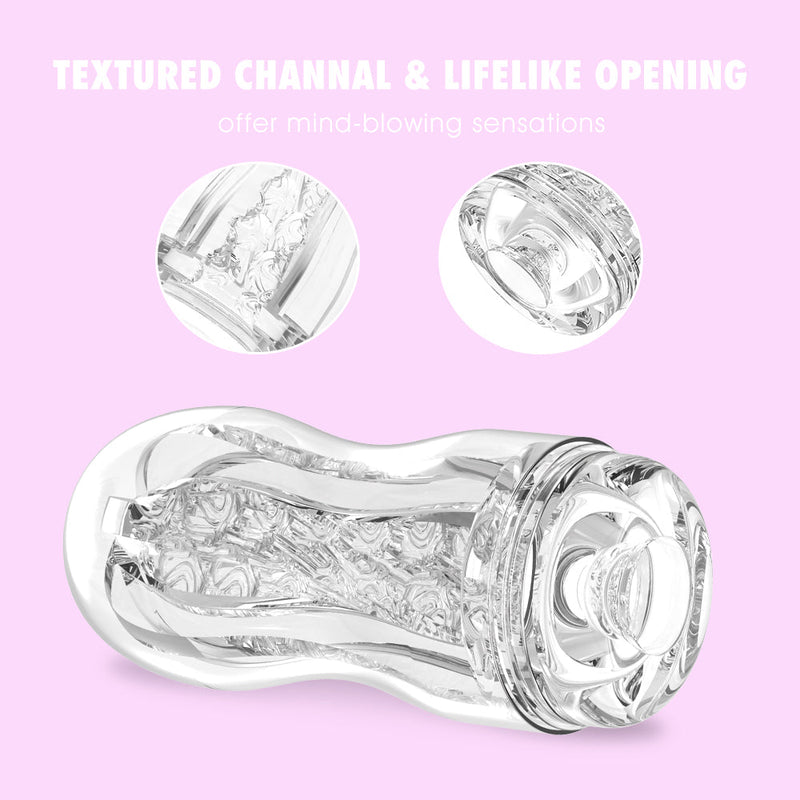 Chisa - Original Portable Porno Cup - Cup Masturbator - Transparant-Erotiekvoordeel.nl