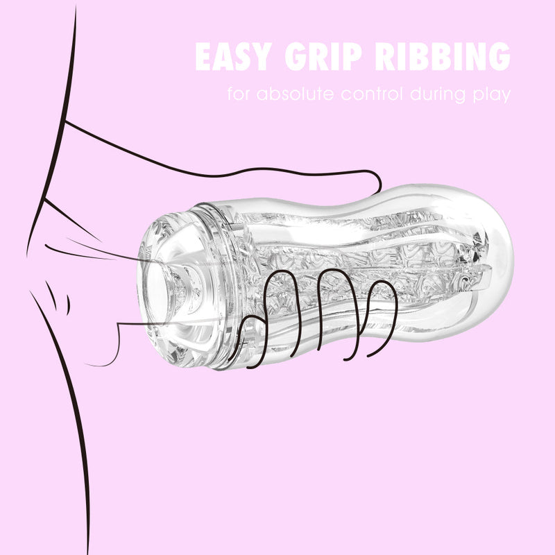 Chisa - Original Portable Porno Cup - Cup Masturbator - Transparant-Erotiekvoordeel.nl