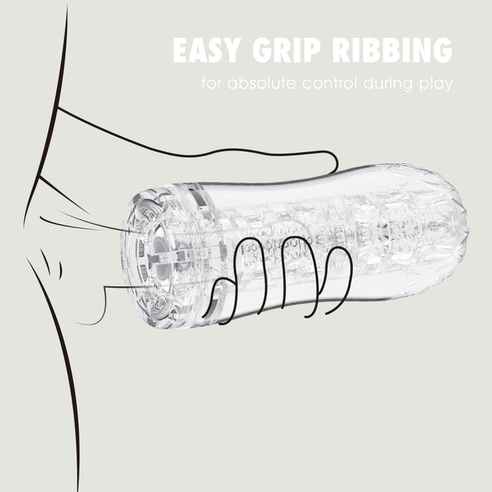 Chisa - Quickshot Portable Cup - Lingered - Cup Masturbator - Transparant-Erotiekvoordeel.nl