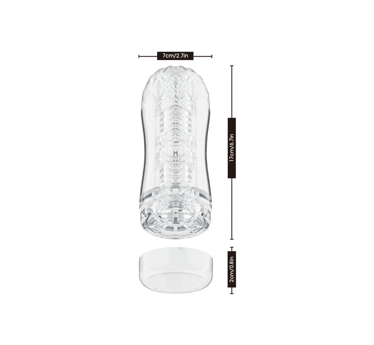 Chisa - Quickshot Portable Cup - Bearhug - Cup Masturbator - Transparant-Erotiekvoordeel.nl