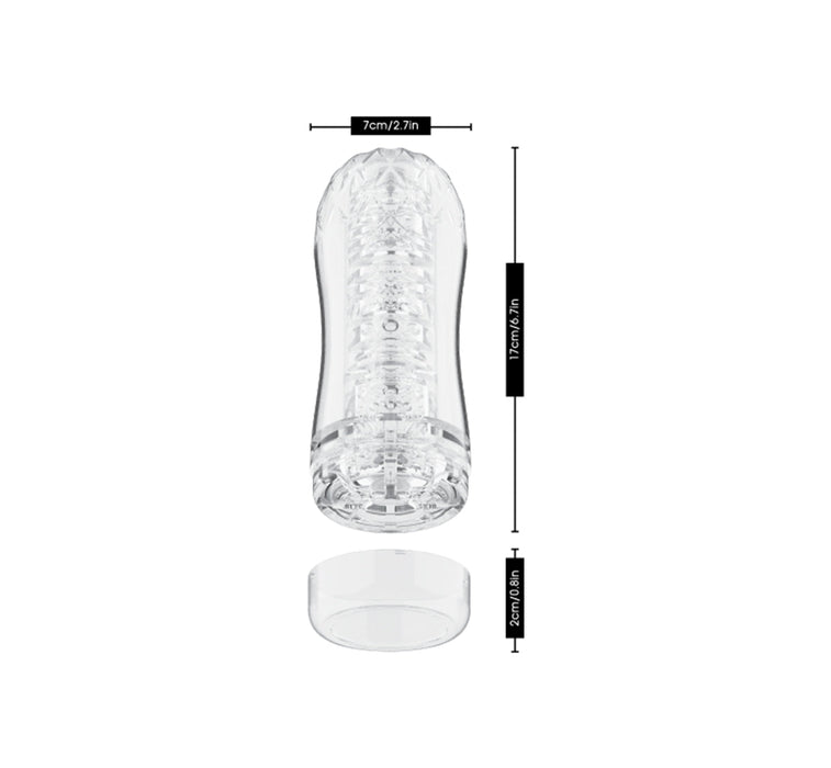 Chisa - Quickshot Portable Cup - Flykiss - Cup Masturbator - Transparant-Erotiekvoordeel.nl