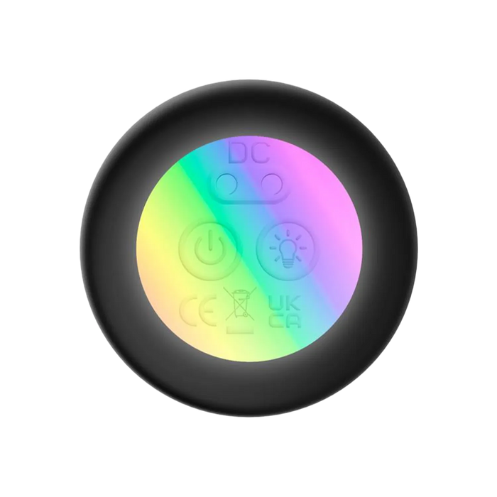 IY - Krax - Buttplug met Vibratie en Stootbeweging - Met LED-licht - Zwart-Erotiekvoordeel.nl