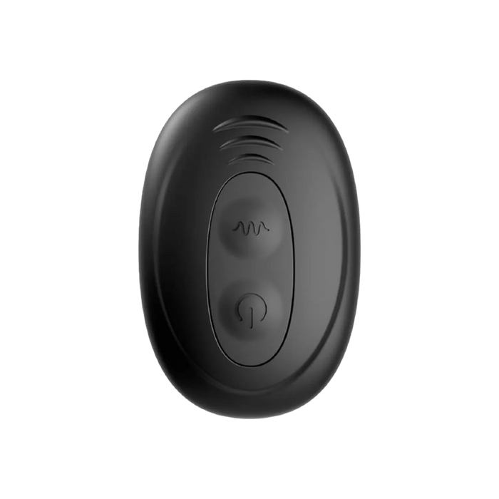 IY - Astex - Stotende & Kloppende Prostaatmassager met Afstandsbediening - Zwart-Erotiekvoordeel.nl