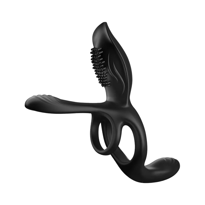 IY – Daxer – Vibrerende Penisverlenger met Afstandsbediening – Zwart-Erotiekvoordeel.nl