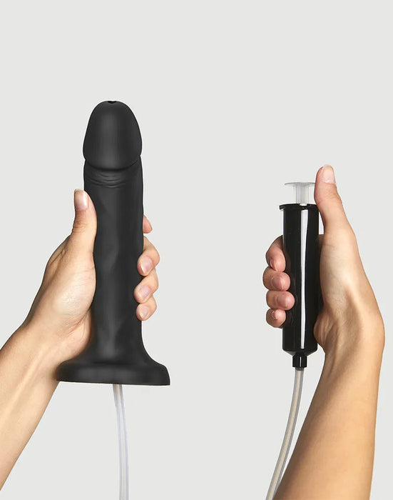 Strap-on-Me - Squirting Cum Dildo - Realistiche Spuitende Dildo - Zwart-Erotiekvoordeel.nl