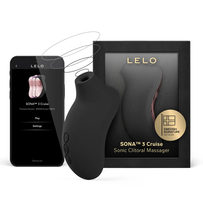 Lelo - Sona 3 Cruise - Luchtdruk Vibrator - Zwart-Erotiekvoordeel.nl
