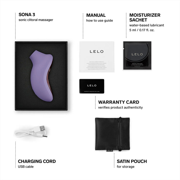 Lelo – Sona 3 – Luchtdruk Vibrator – Lila-Erotiekvoordeel.nl