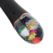 LOVISS - Flora Garden Rabbit Vibrator – Zwart-Erotiekvoordeel.nl