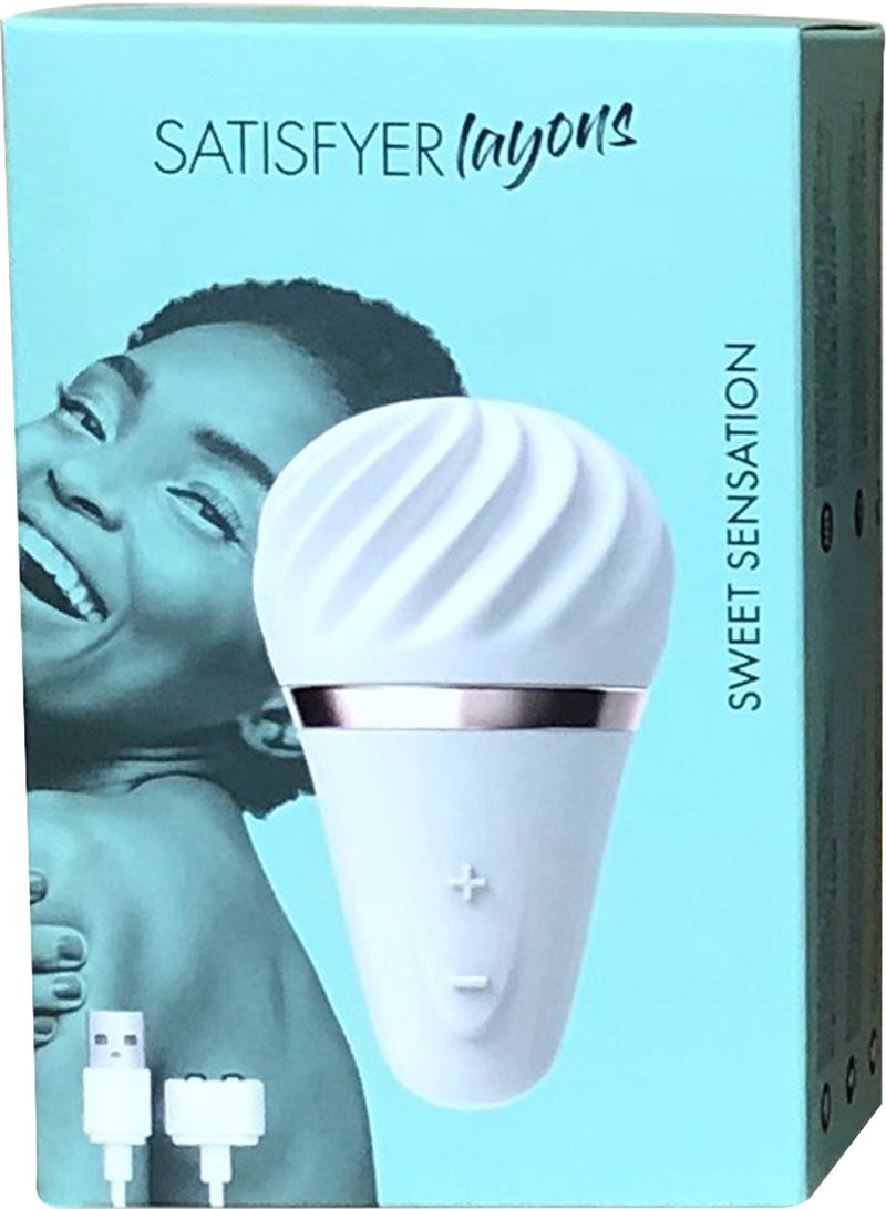 Satisfyer - Little Wand - Clitoris Vibrator - Wit-Erotiekvoordeel.nl