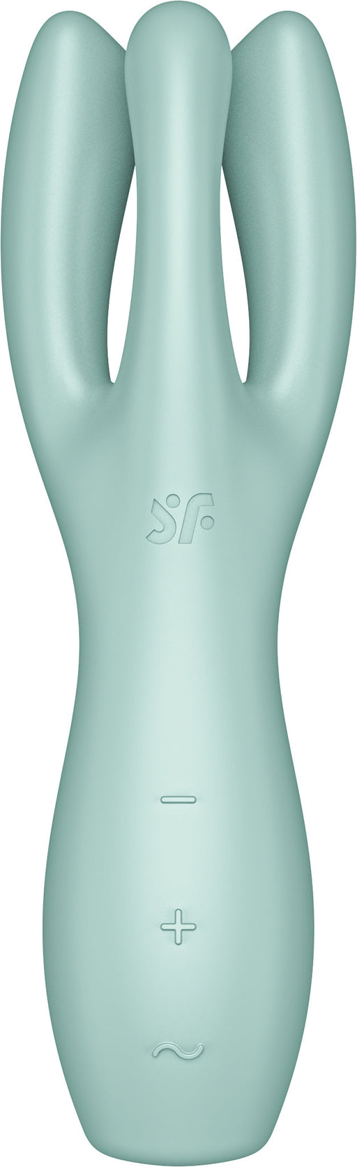 Satisfyer - Threesome 3 - Multifunctionele Vibrator Met 3 Voelsprieten - Groen-Erotiekvoordeel.nl