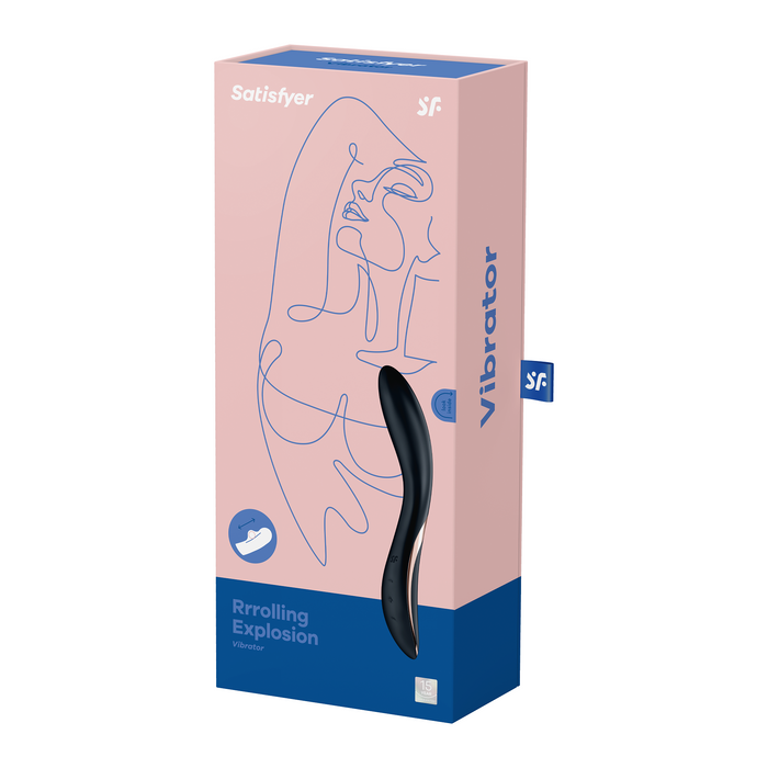Satisfyer - Rrrolling Explosion Black-Erotiekvoordeel.nl
