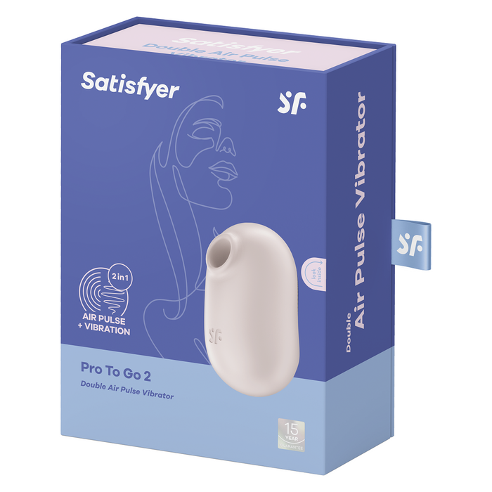 Satisfyer - Pro to Go 2 Beige-Erotiekvoordeel.nl
