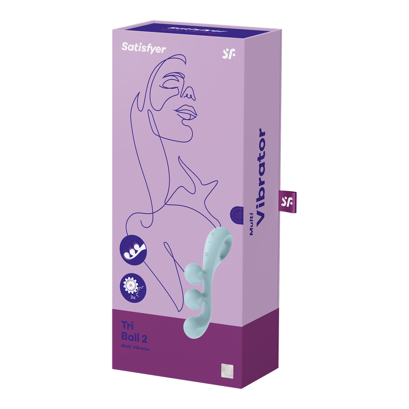 Satisfyer - Tri Ball 2 Light Blue-laced-up.nl