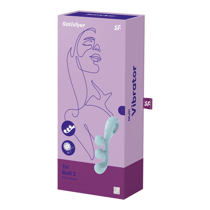 Satisfyer - Tri Ball 2 Light Blue-Erotiekvoordeel.nl