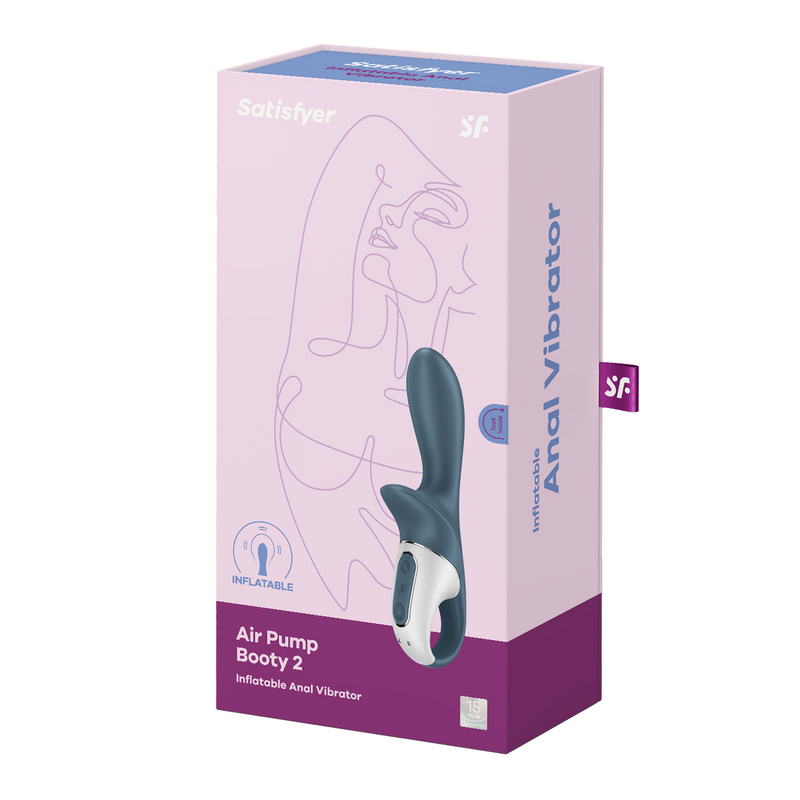 Satisfyer - Air Pump Booty 2 Grey-laced-up.nl