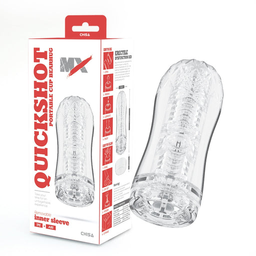 Chisa - Quickshot Portable Cup - Bearhug - Cup Masturbator - Transparant-Erotiekvoordeel.nl