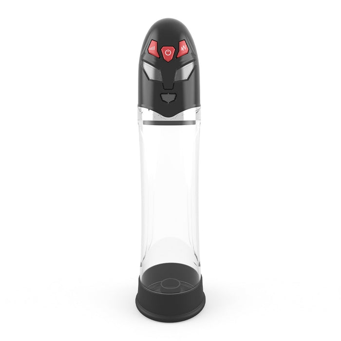 Essentials - Ultraman Auto Hydro Pump 31cm. Transparant/Zwart-Erotiekvoordeel.nl