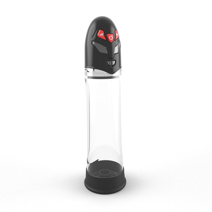 Essentials - Ultraman Auto Hydro Pump 31cm. Transparant/Zwart-Erotiekvoordeel.nl