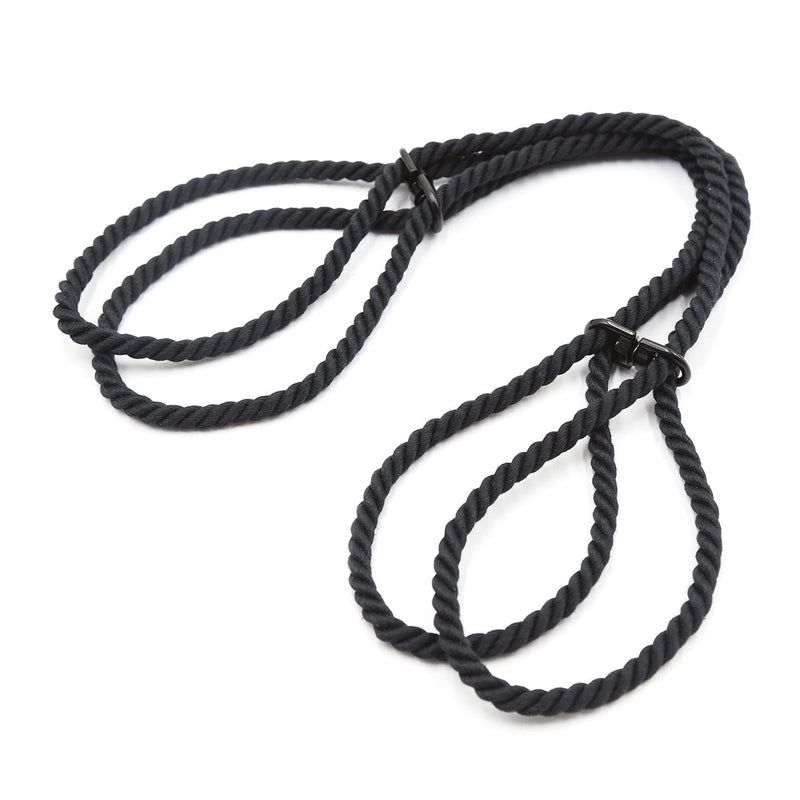 Smart Moves - Rope Hand Cuffs Black-laced-up.nl