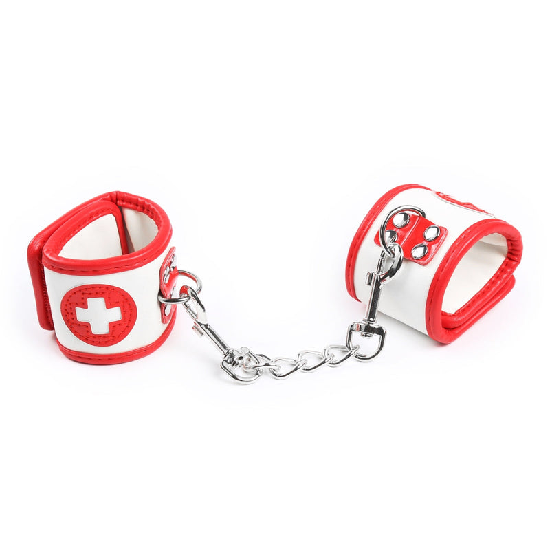 Smart Moves - Nursing Handboeien - Rood/Wit - Medical Play-laced-up.nl