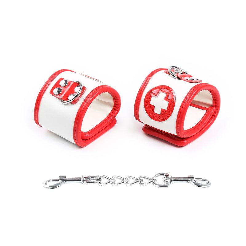Smart Moves - Nursing Handboeien - Rood/Wit - Medical Play-laced-up.nl