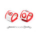 Smart Moves - Nursing Handboeien - Rood/Wit - Medical Play-Erotiekvoordeel.nl