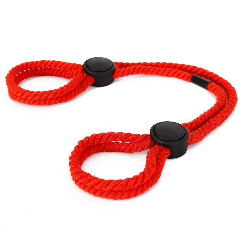 Smart Moves - Rope Hand Cuff Red-laced-up.nl