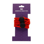 Smart Moves - Rope Hand Cuff Red-laced-up.nl