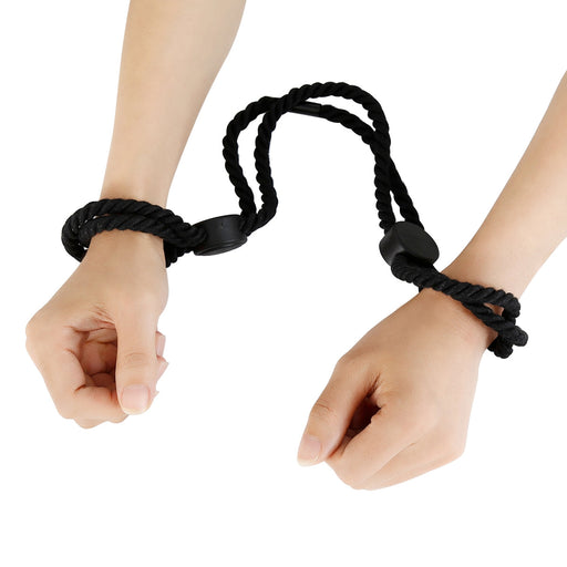 Smart Moves - Rope Hand Cuff Black-Erotiekvoordeel.nl