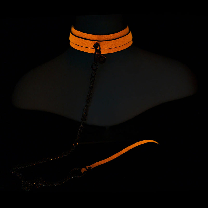 Smart Moves - Collar - Glow-in-the-Dark Oranje-laced-up.nl