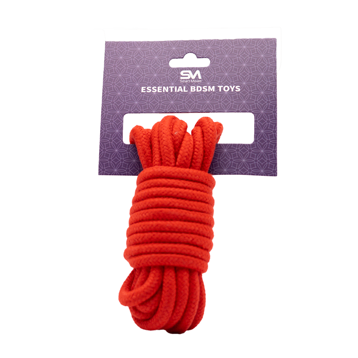 Smart Moves - Bondagetouw - Katoen - Rood-Erotiekvoordeel.nl