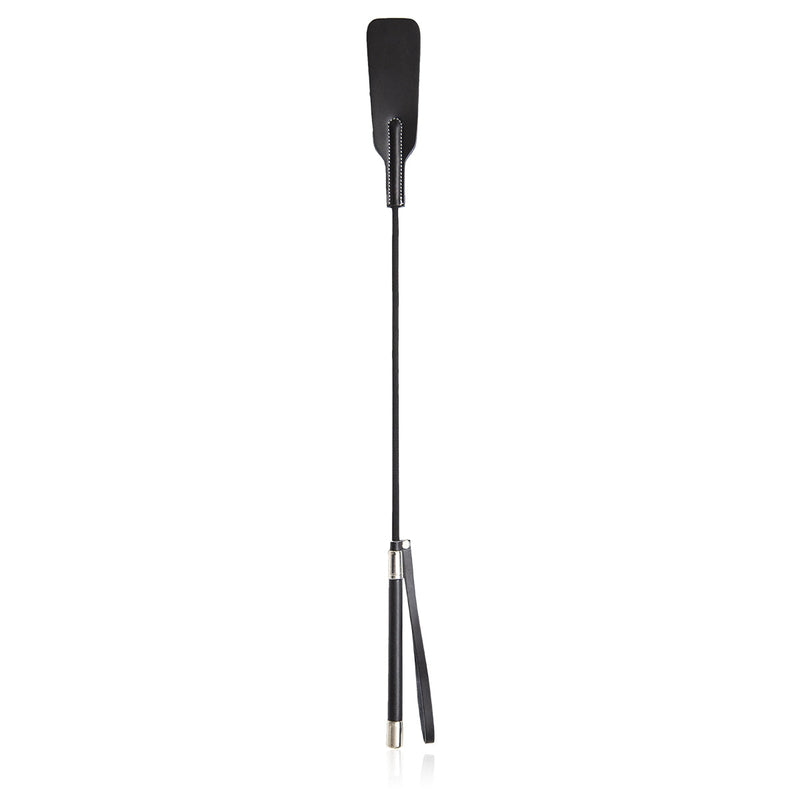 Smart Moves - Lederen Paardrijzweepje - Dubbele Flap - 54 cm - Zwart-laced-up.nl