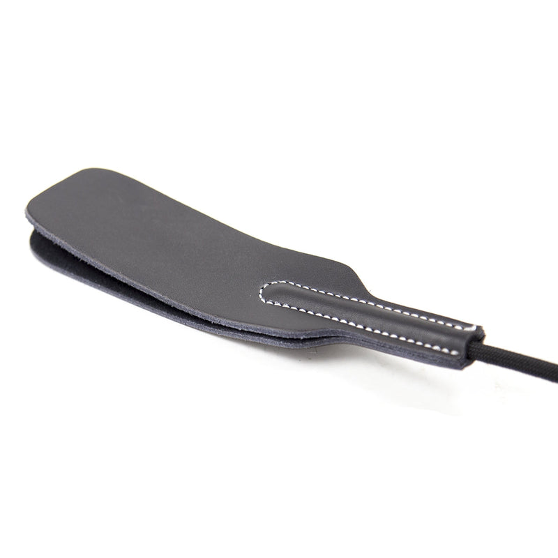 Smart Moves - Lederen Paardrijzweepje - Dubbele Flap - 54 cm - Zwart-laced-up.nl