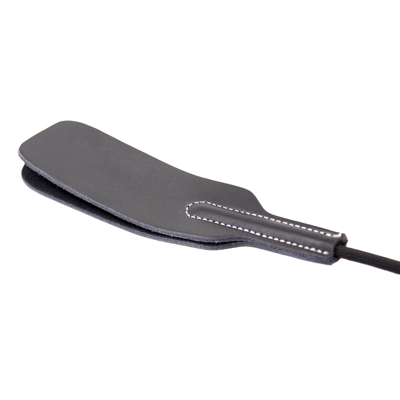 Smart Moves - Lederen Paardrijzweepje - Dubbele Flap - 64 cm - Zwart-laced-up.nl