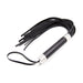 Smart Moves - Flogger - Glad Handvat - 50 cm - Zwart/Zilver-laced-up.nl