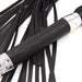 Smart Moves - Flogger - Glad Handvat - 50 cm - Zwart/Zilver-laced-up.nl