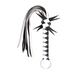 Smart Moves - Flogger met Deco - 45 cm - Zwart/Wit-Erotiekvoordeel.nl