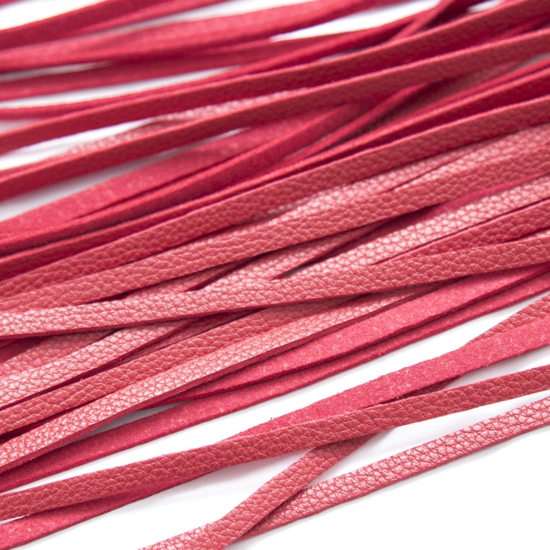 Smart Moves - Stud Flogger - PU Leer - 63 cm - Rood-laced-up.nl