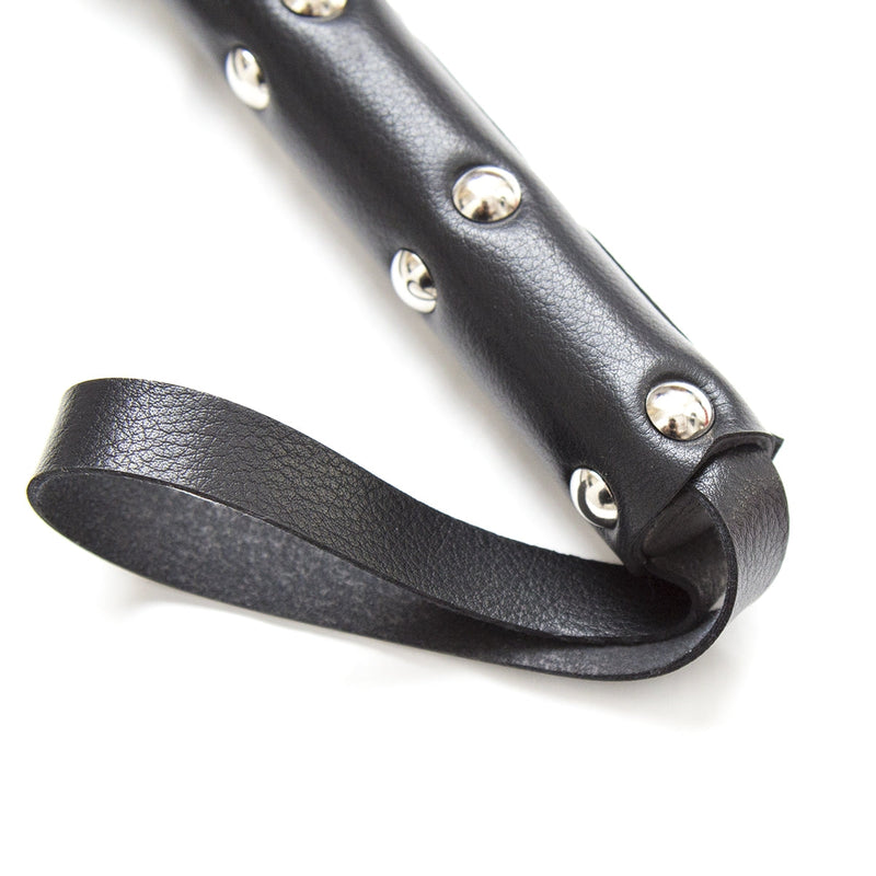 Smart Moves - Stud Flogger - PU Leer - 63 cm - Zwart-laced-up.nl