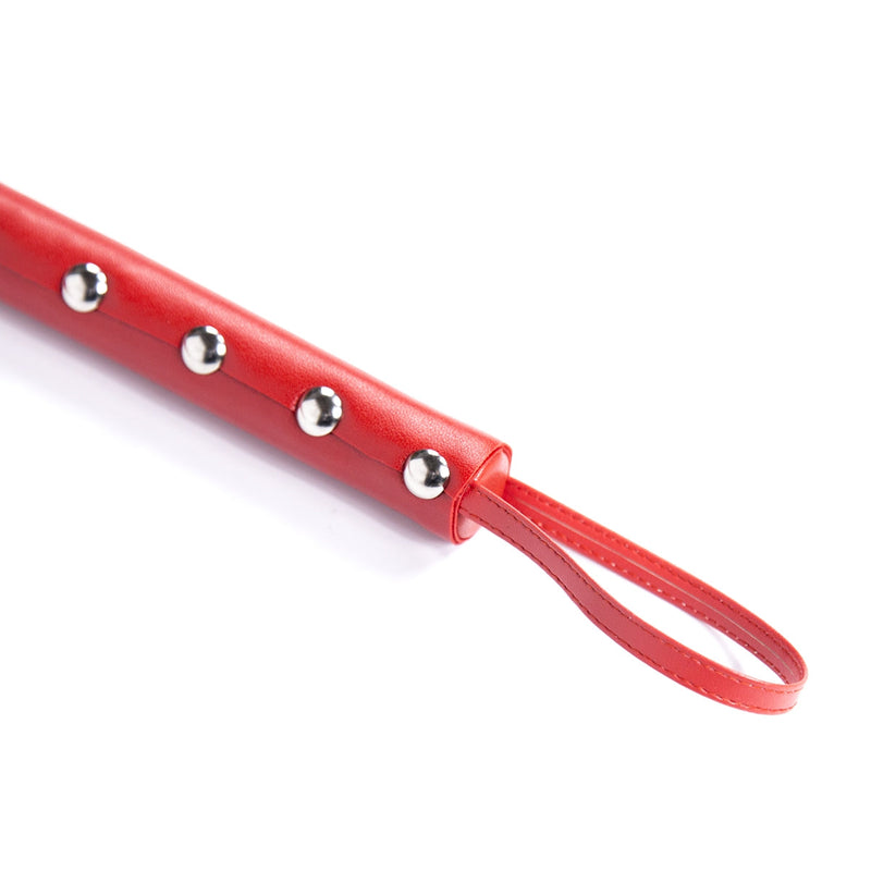 Smart Moves - Studded Flogger - 60 cm - Rood-laced-up.nl