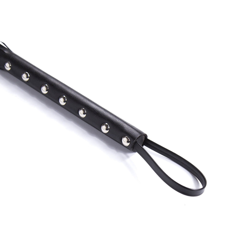 Smart Moves - Studded Flogger - 60 cm - Zwart-laced-up.nl