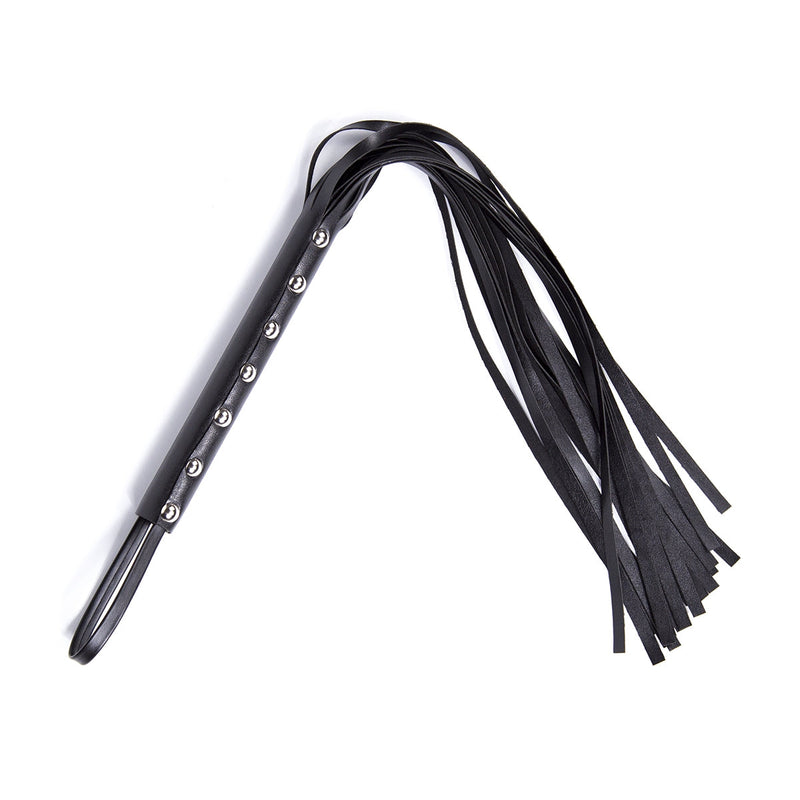 Smart Moves - Studded Flogger - 60 cm - Zwart-laced-up.nl