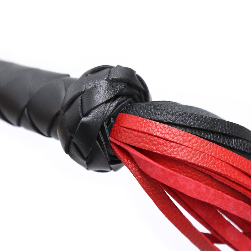 Smart Moves - Flogger - Cuero PU - 72 cm - Rojo/Negro